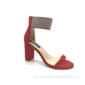 Moda Sandalias de correa para el tobillo de las mujeres del diablo